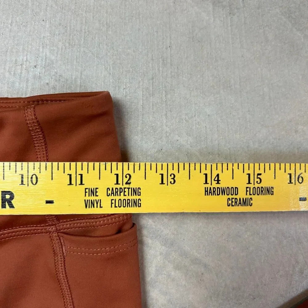 Nike Women's Orange and Brown Leggings